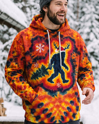 BIGFOOT CHRISTMAS SASQUATCH BURST ALL OVER PRINT   - TLTW1310263