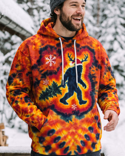 BIGFOOT CHRISTMAS SASQUATCH BURST ALL OVER PRINT   - TLTW1310263