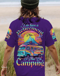 I PLAN ON CAMPING ALL OVER PRINT - TLTW1605234
