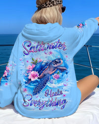 SALTWATER HEALS EVERYTHING TURTLE ALL OVER PRINT - YHLT1710251