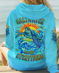 SALTWATER HEALS EVERYTHING TURTLE ALL OVER PRINT - YHLT1712252