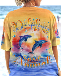 DOLPHINS ARE MY SPIRIT ANIMAL ALL OVER PRINT - TYTM0104243