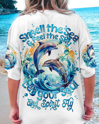 SMELL THE SEA DOLPHIN ALL OVER PRINT - TYTM1807234