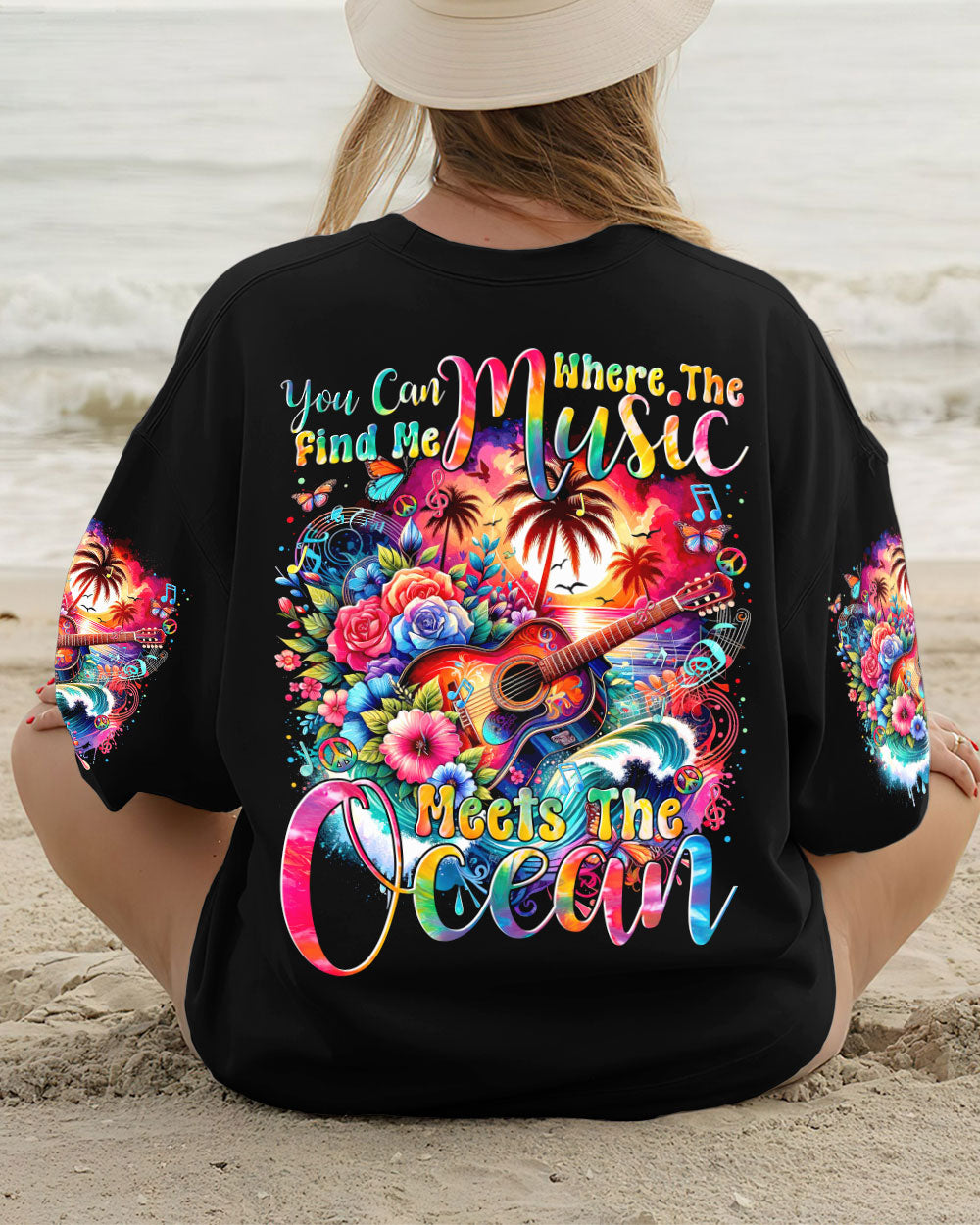 THE MUSIC MEETS THE OCEAN ALL OVER PRINT - TYTM2712231