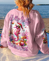 HOLLY JOLLY SEAHORSE CHRISTMAS ALL OVER PRINT - TYTM0411233