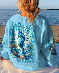 SALTWATER HEALS EVERYTHING SEAHORSE ALL OVER PRINT - TYTM0512239