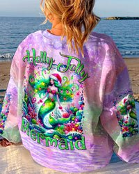 HOLLY JOLLY MERMAID CHRISTMAS ALL OVER PRINT - TYTM0611232