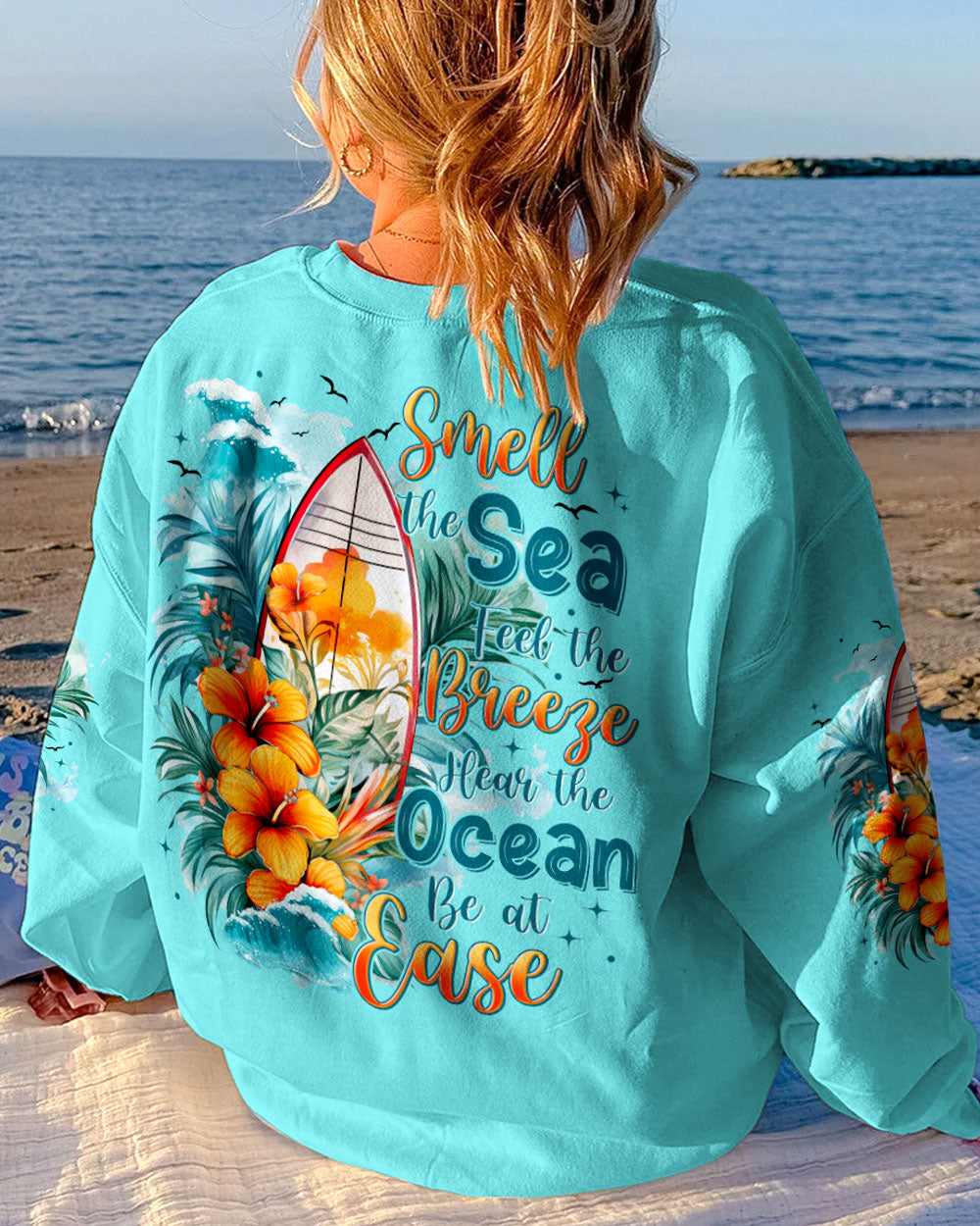 SMELL THE SEA FEEL THE BREEZE ALL OVER PRINT - TYTM2709232