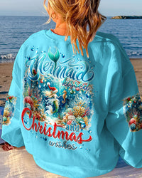 MERMAID KISSES AND CHRISTMAS WISHES ALL OVER PRINT - TYTM2110231