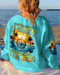 THE SKY TOUCHES THE SEA ALL OVER PRINT - TYTM2309232
