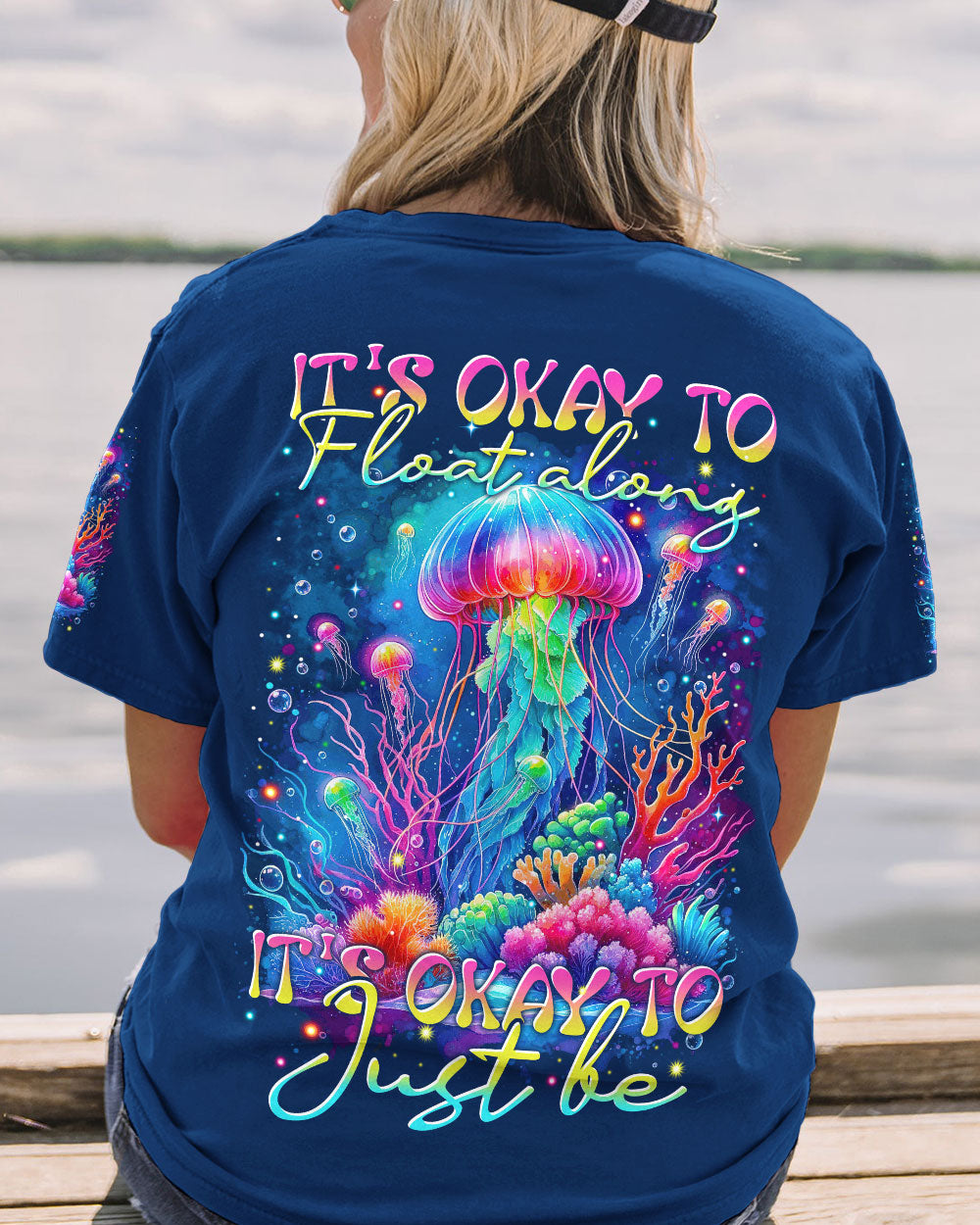 IT'S OKAY TO JUST BE JELLYFISH ALL OVER PRINT - TYTM1212232