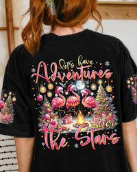 LET'S HAVE ADVENTURES UNDER THE STARS FLAMINGO CHRISTMAS ALL OVER PRINT - TYTM2110234