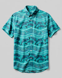 OCEAN HARMONY BUTTON-DOWN COLLAR SHIRT - TYLN0607261