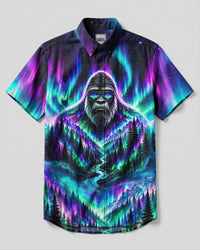 BIGFOOT FOREST AURORA BUTTON-DOWN COLLAR SHIRT - TLNO2507262