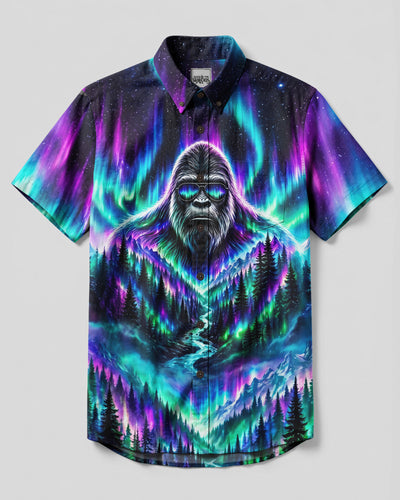 BIGFOOT FOREST AURORA BUTTON-DOWN COLLAR SHIRT - TLNO2507262
