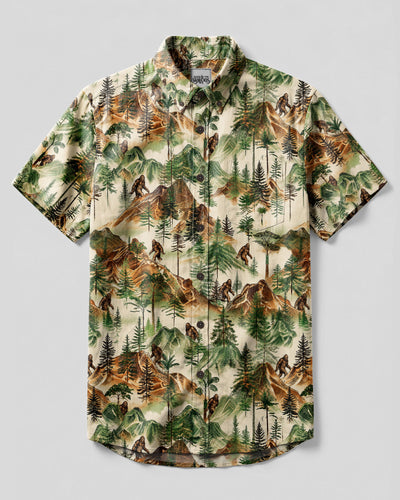 BIGFOOT MOUNTAIN WILDERNESS BUTTON-DOWN COLLAR SHIRT - TYLN3007261