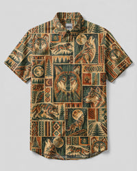 Chemise à col Gốc