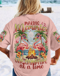 MAKING MEMORIES ONE CAMPFIRE AT A TIME FLAMINGO ALL OVER PRINT - TYTM1204241