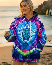 RADIANT SWIRL SEA TURLTE ALL OVER PRINT - YHLT1301263