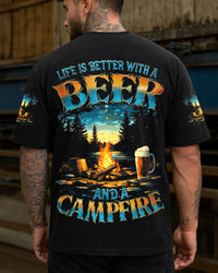 LIFE IS BETTER WITH A BEER AND A CAMPFIRE ALL OVER PRINT - TYTM0406253