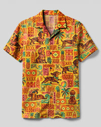 DACHSHUND DOG LAGOON CAMP SHIRT - TLNO2209263