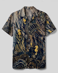 JELLYFISH UNDERSEA CAMP SHIRT   - TLTW1706261