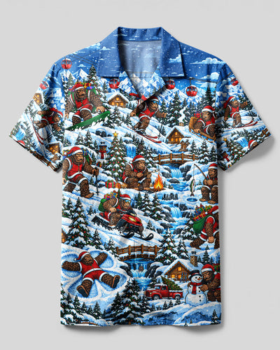 BIGFOOT'S FESTIVE ALPINE ADVENTURE CHRISTMAS CAMP SHIRT  - TLNT0510262