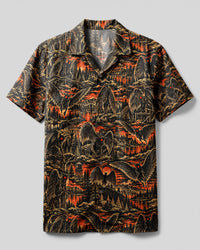 MOTHMAN APPALACHIAN PATTERN CAMP SHIRT - TLNT2209266