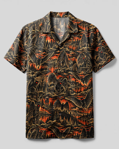MOTHMAN APPALACHIAN PATTERN CAMP SHIRT - TLNT2209266