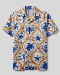 SALTWATER SYMPHONY CAMP SHIRT - TYLN0408262