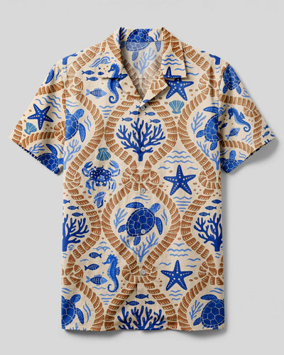 SALTWATER SYMPHONY CAMP SHIRT - TYLN0408262