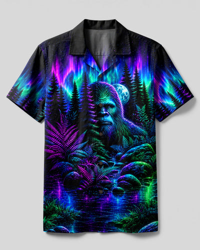 BIGFOOT UNDER THE AURORA SKY CAMP SHIRT - TLTW2407265