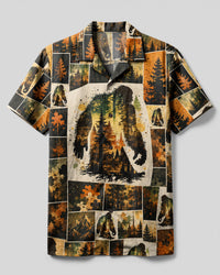 WILDWOOD BIGFOOT PATCHWORK CAMP SHIRT - TYLN1108262
