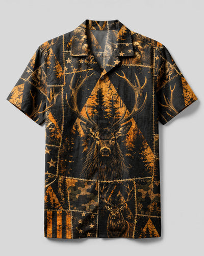 WILDERNESS BUCK PATCHWORK CAMP SHIRT - TYLN1008264