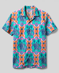 TURTLE OCEAN OASIS CAMP SHIRT - TYLN0508263