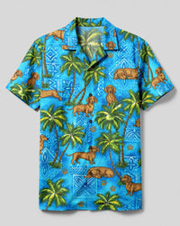 DACHSHUND ISLAND LIFE DOG CAMP SHIRT - TYLN2408265