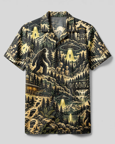 BIGFOOT ALIEN WILDERNESS CAMP SHIRT - YHLN0610262