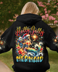 HOLLY JOLLY MERMAID CHRISTMAS ALL OVER PRINT - TYTM3110234