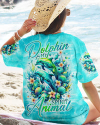 DOLPHIN IS MY SPIRIT ANIMAL ALL OVER PRINT - TLNO0302243