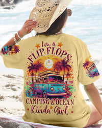 FLIP FLOPS CAMPING OCEAN KINDA GIRL ALL OVER PRINT - TLNO2106233