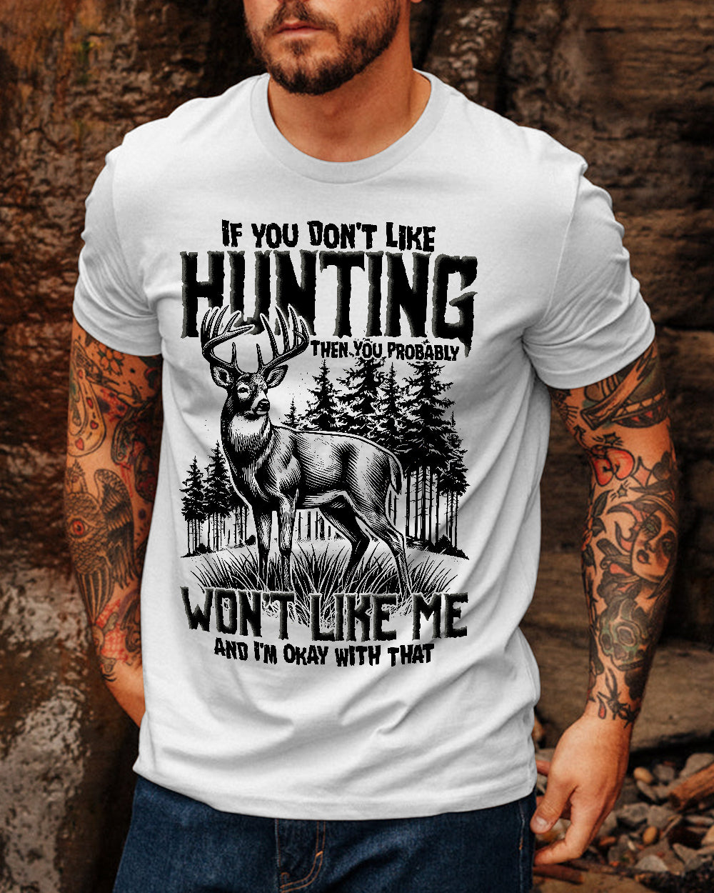 IF YOU DON'T LIKE HUNTING COTTON SHIRT - TYTD2311243