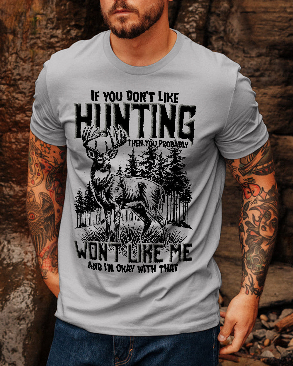 IF YOU DON'T LIKE HUNTING COTTON SHIRT - TYTD2311243