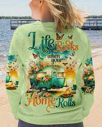 LIFE ROCKS WHEN YOUR HOME ROLLS ALL OVER PRINT - TLNO0111234