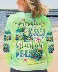 MERMAID KISSES STARFISH WISHES ALL OVER PRINT - TLNO1811233