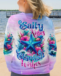 SALTY KISSES AND STARFISH WISHES ALL OVER PRINT - TLNO0311231