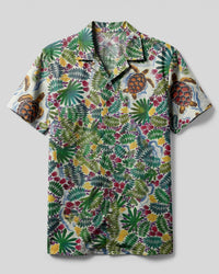 TROPICAL TURTLE CAMP SHIRT - TLTW2403255