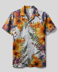 YOU BELONG AMONG THE WILDFLOWERS CAMP SHIRT - TY20062311