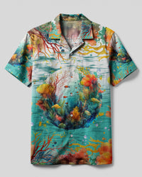 SALTWATER HEALS EVERYTHING CAMP SHIRT - TLNT0612235