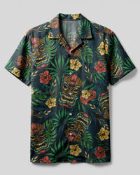 TIKI BEACH CAMP SHIRT - YHHN2503254