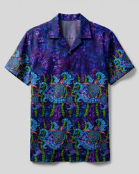SEA TURTLES SEAWEED CAMP SHIRT - TLHN0607265
